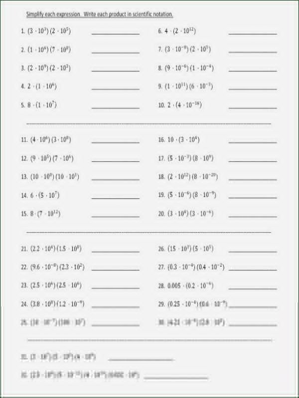 50 Adding Subtracting Scientific Notation Worksheet Chessmuseum
