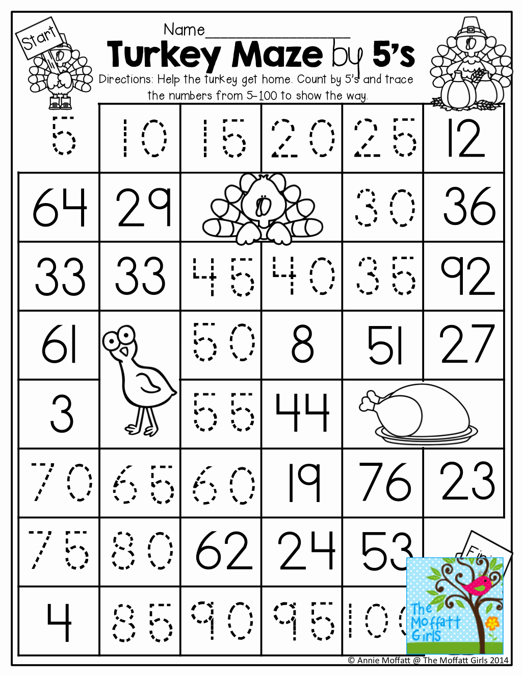 50 Count By 5s Worksheet Chessmuseum Template Library