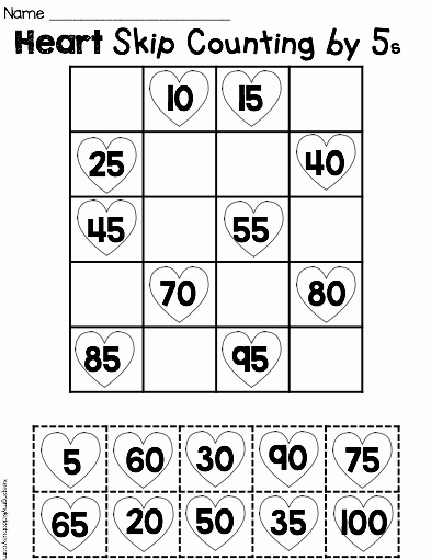 50 Count By 5s Worksheet Chessmuseum Template Library