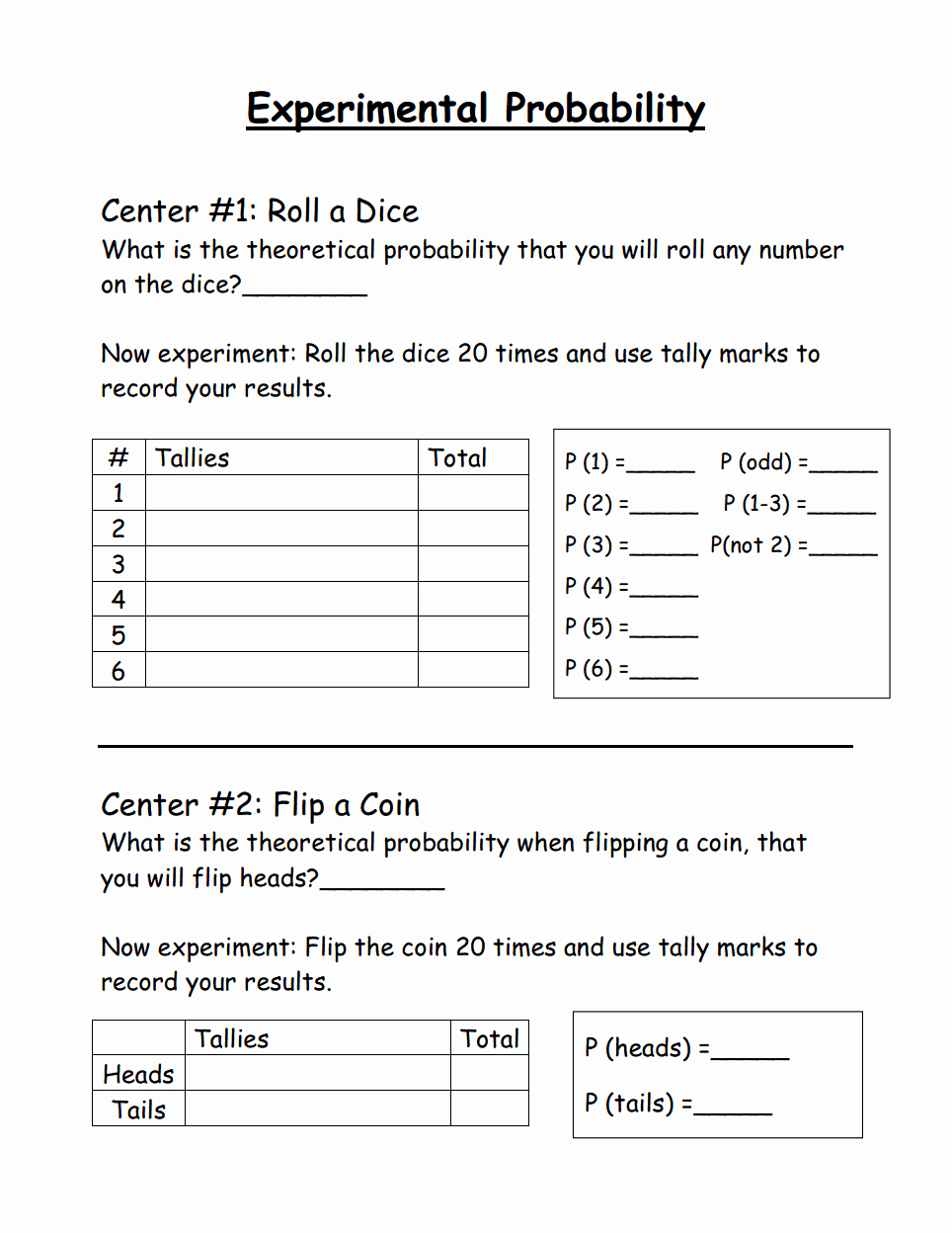 50 Probability Worksheet High School