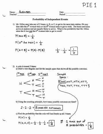 50 Probability Worksheet High School