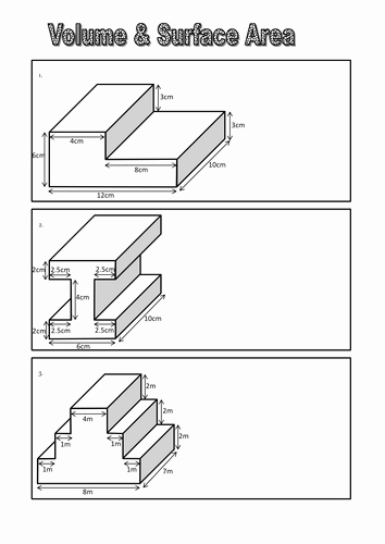 composite figures volume worksheet