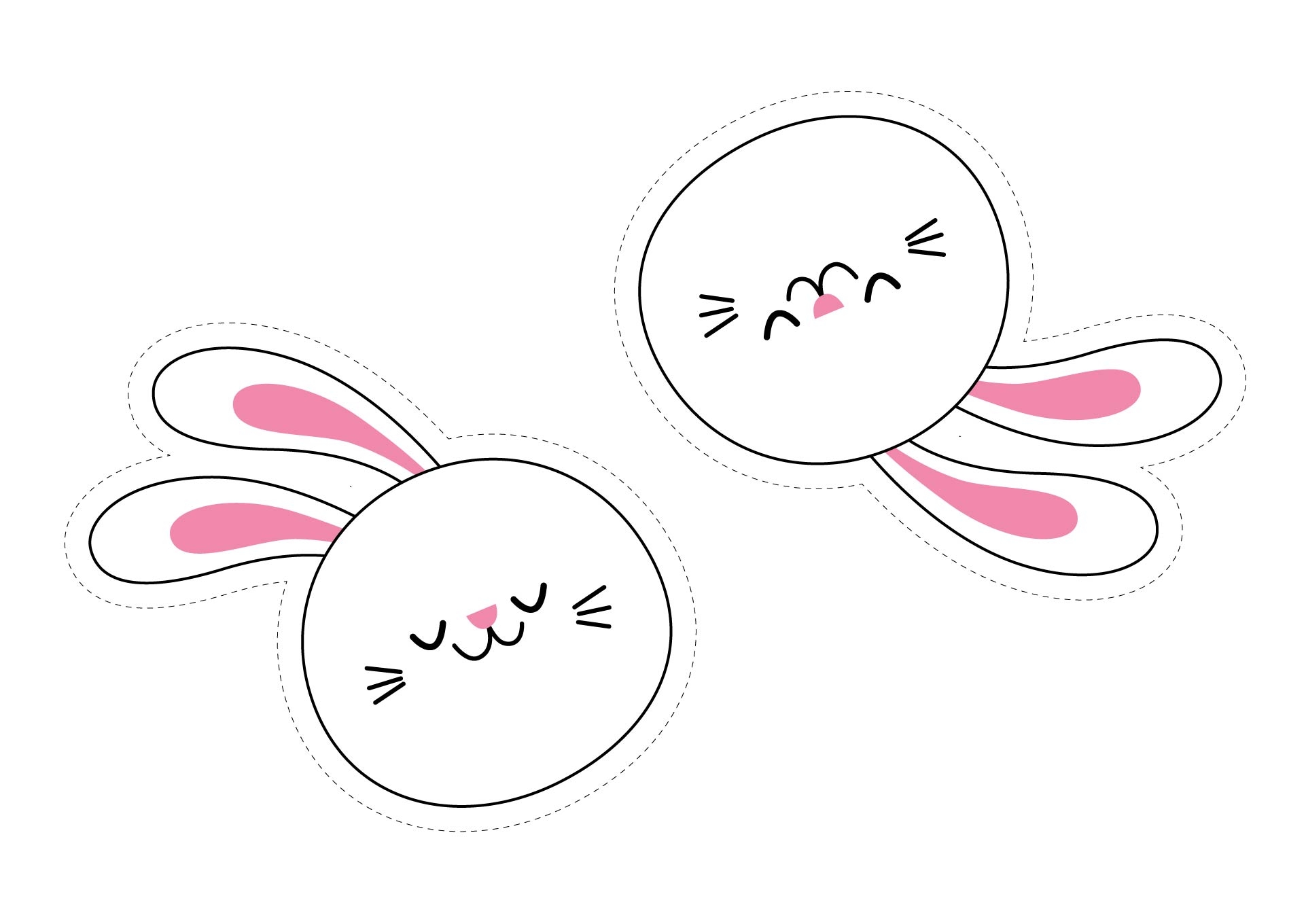 6 Best Images Of Easter Bunny Cutouts Printable Free Printables 