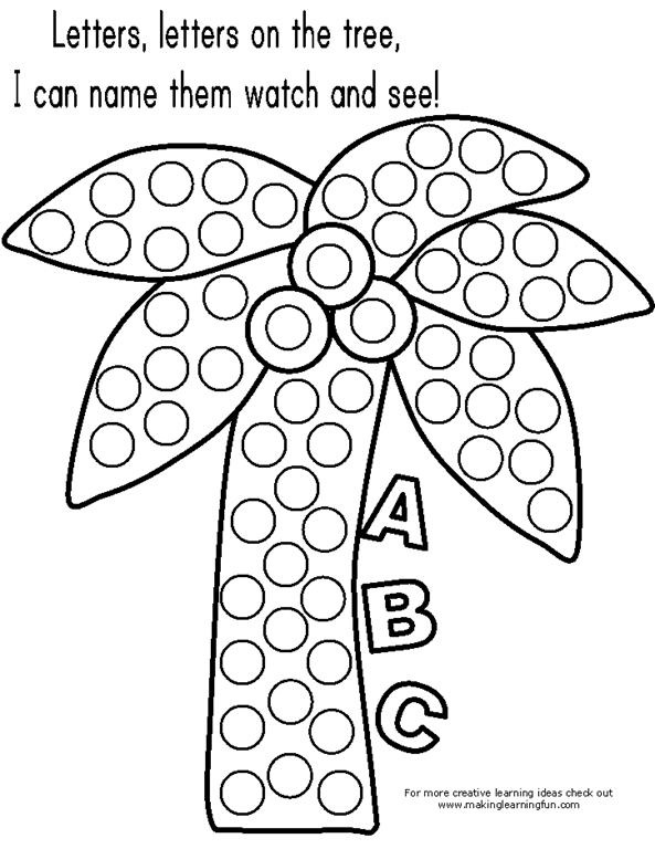 free printable bingo dot worksheets
