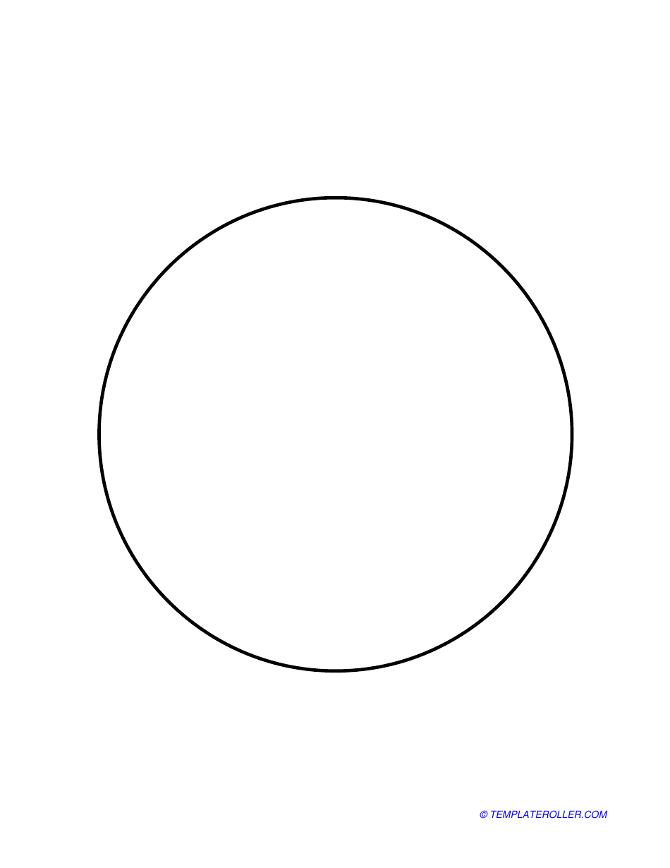 6 Inch Circle Template