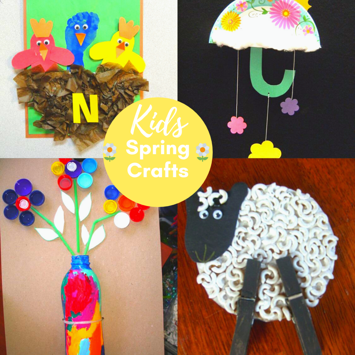 65 Adorably Easy Spring Crafts For Kids FeltMagnet