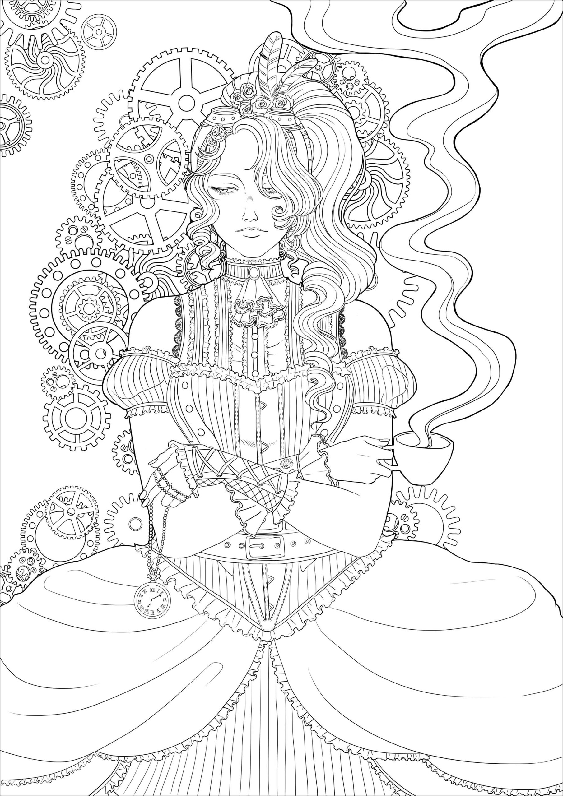 70s Retro Coloring Pages Coloring Pages Adult Coloring Pages Retro