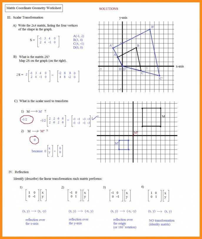 7th grade geometry worksheets