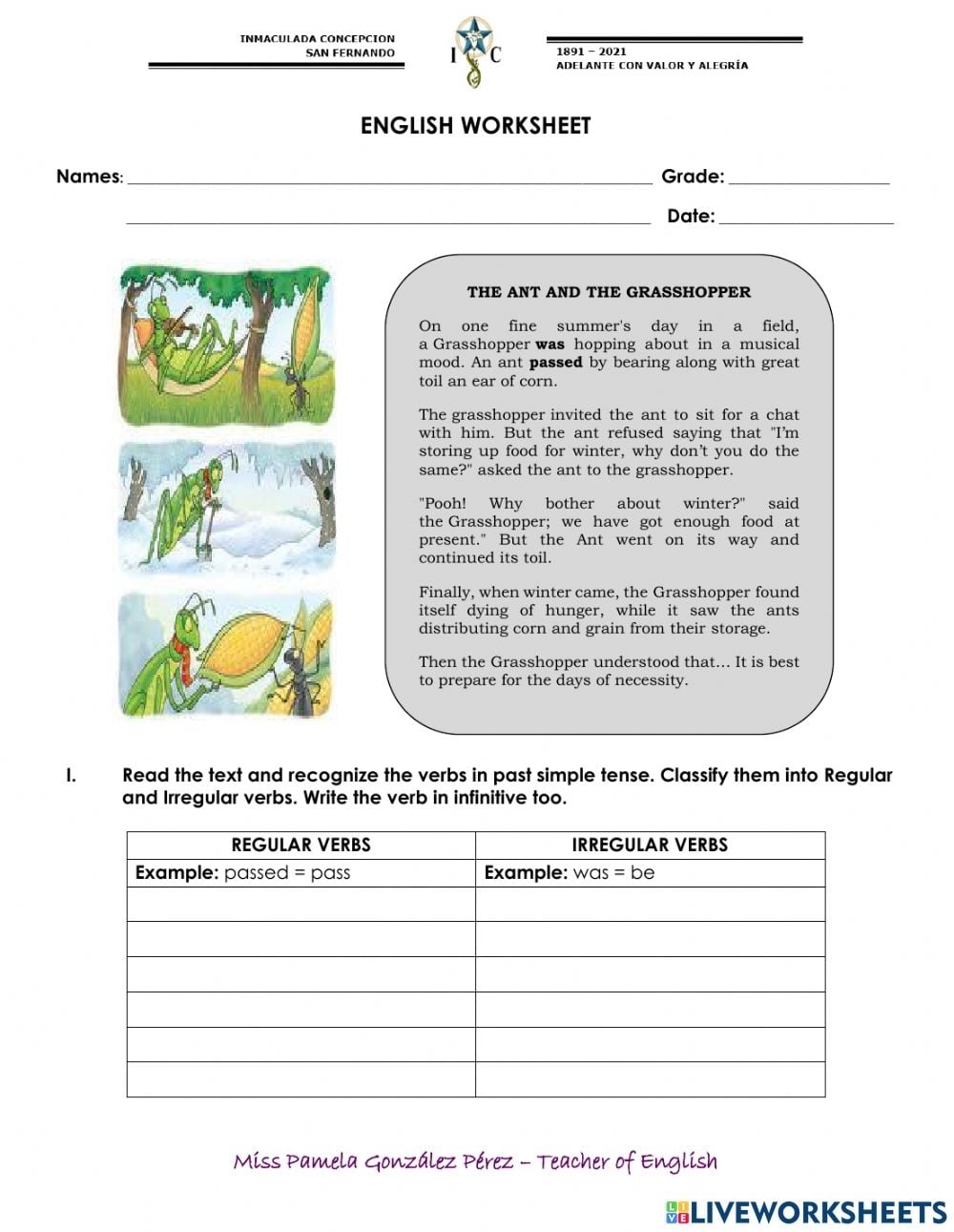 comprehension worksheets for 8th graders