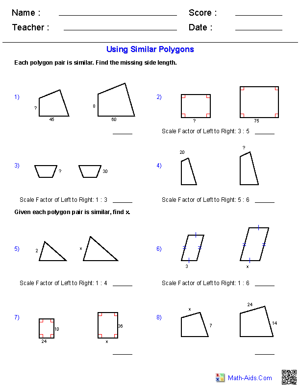 are we similar worksheet answers