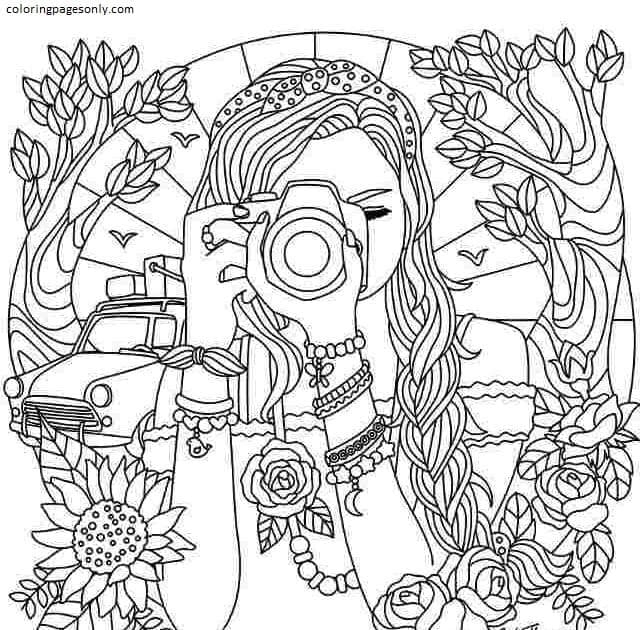 Free Teenage Coloring Pages