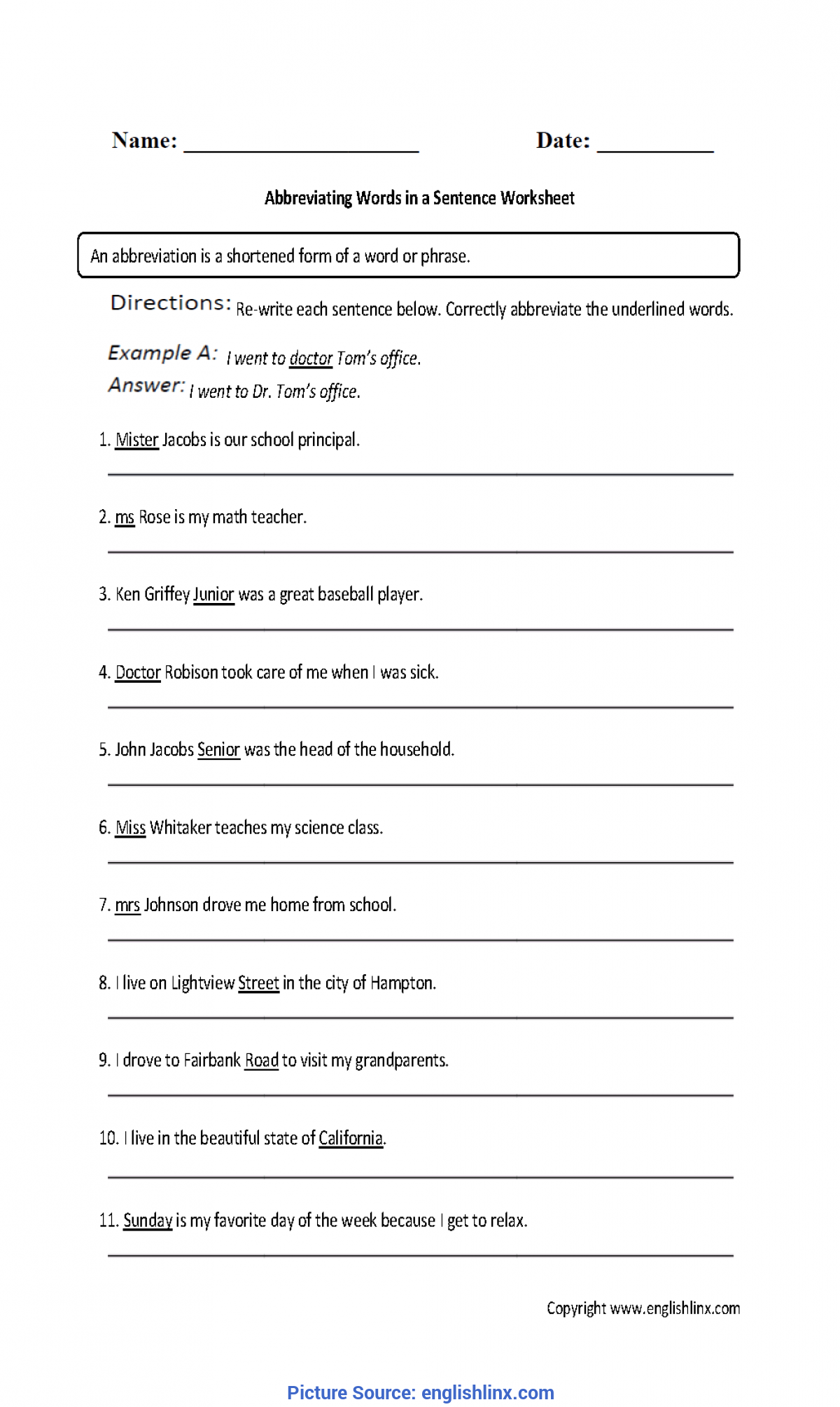 worksheets for 9th grade