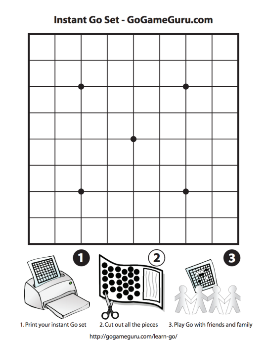 9x9 Go Board Printable Printable Board