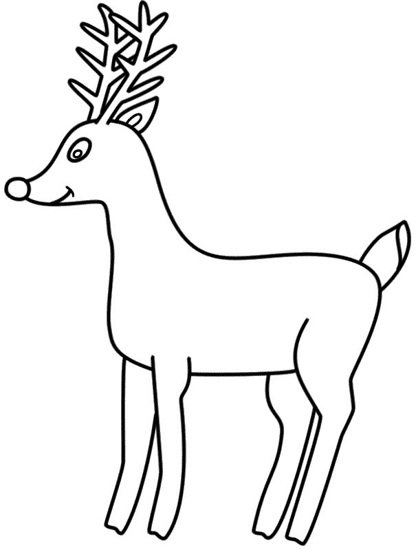 Rudolph The Red Nosed Reindeer Color Page