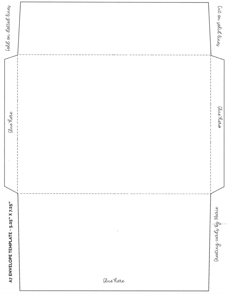 A7 Envelope Template Printable Fillable Form 2024