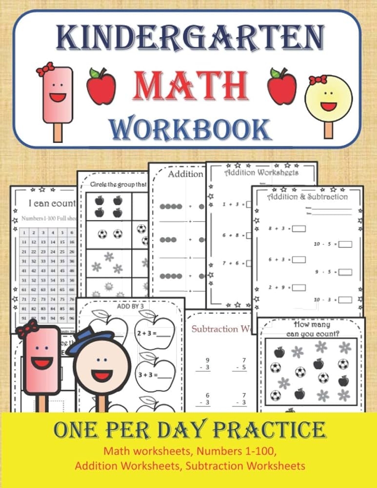 addition worksheets for kindergarteners