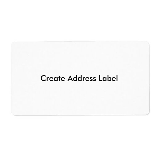 Address Label Create Make Your Own Address Labels Zazzle