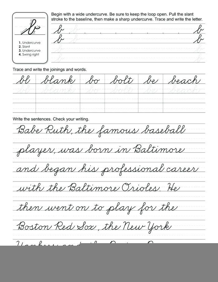 Adult Handwriting Worksheets Handwriting Worksheets