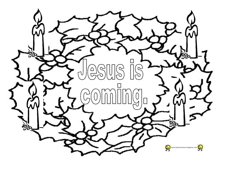 Advent Coloring Pages Free Printable Coloring Home