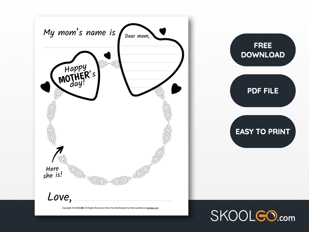 All About My Dad Free Worksheet SKOOLGO
