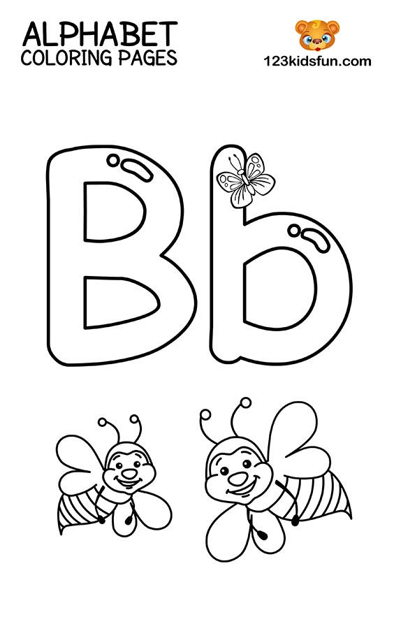 Alphabet Coloring Pages Free