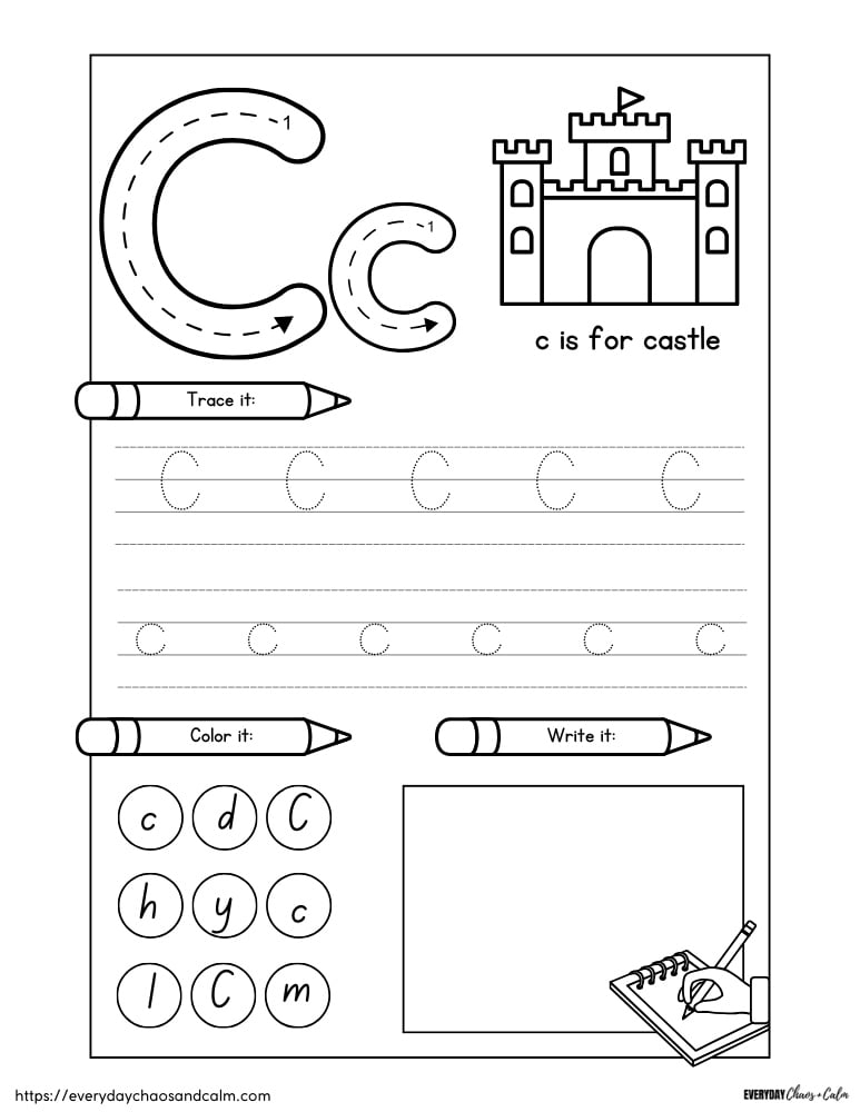 Alphabet Letter C Activities For Toddlers Pdf Infoupdate