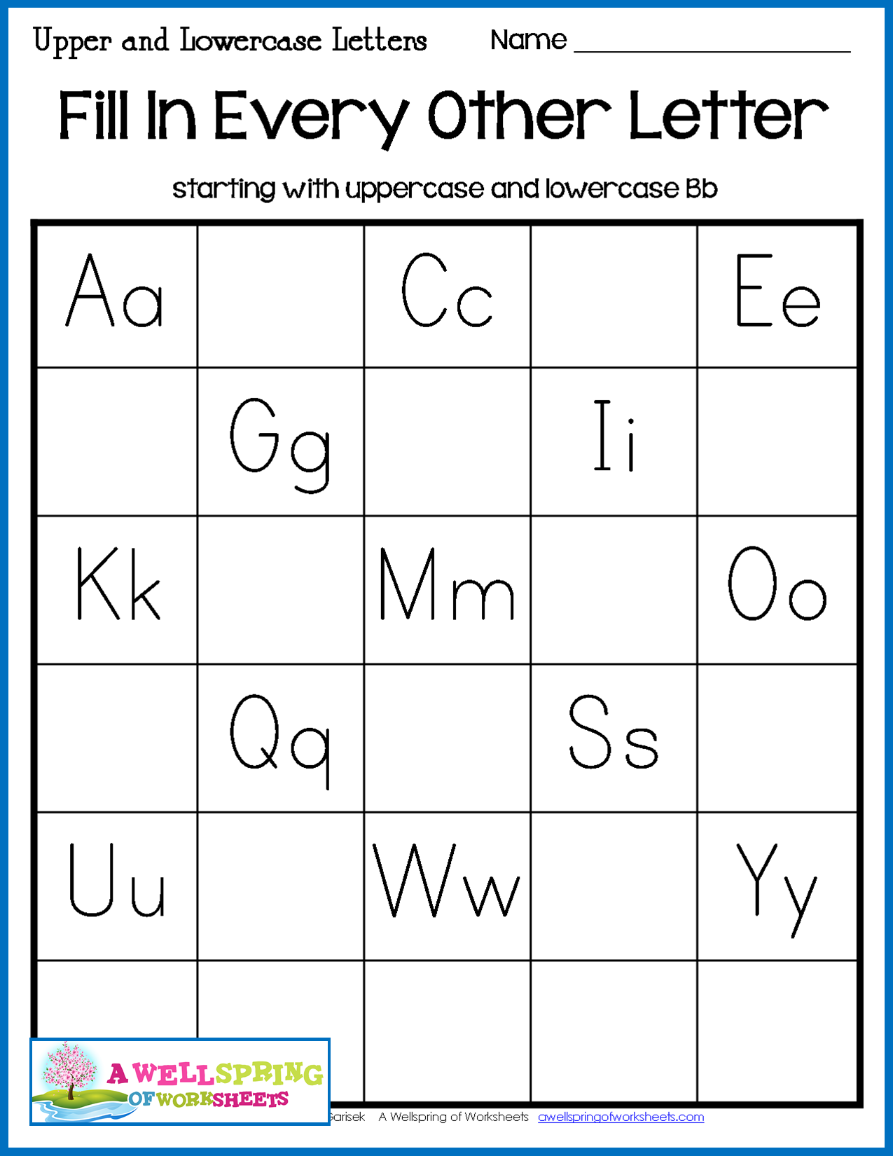 alphabet writing worksheets pdf