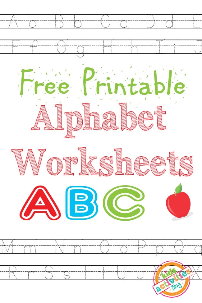 alphabet printing worksheets
