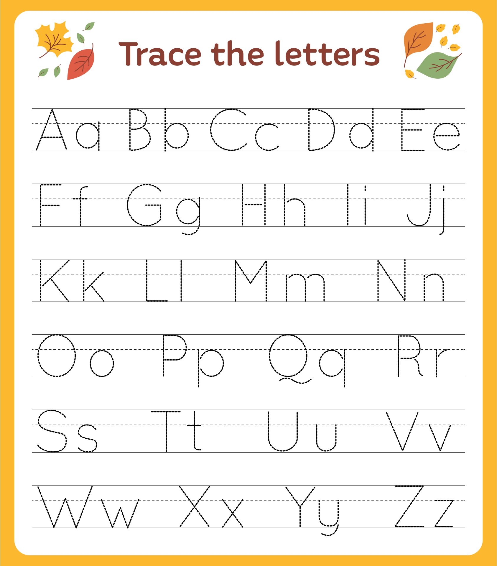 free alphabet printables worksheets