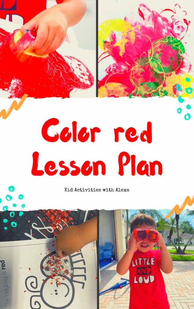 Amazing Red Activities For Toddlers Lesson Plan 2 Year Olds Kid 