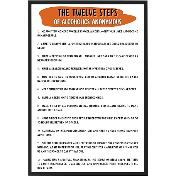 12 steps narcotics anonymous worksheets