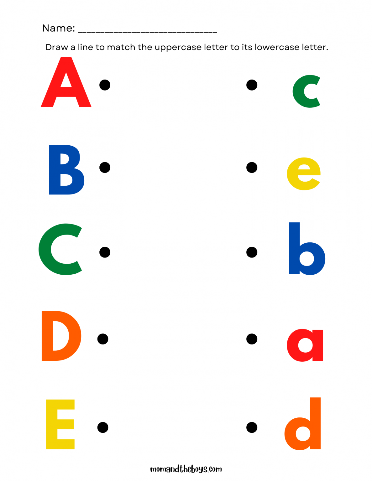 printable alphabet activities for preschoolers pdf