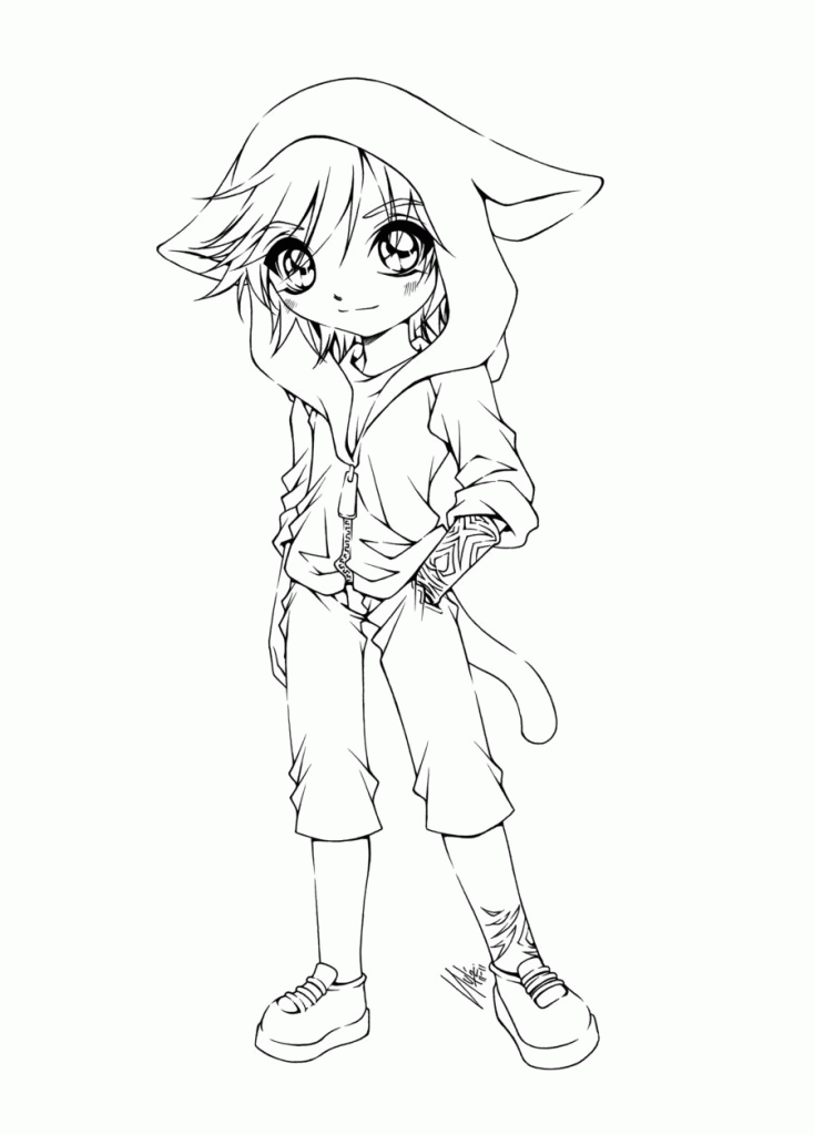 Free Anime Coloring Pages