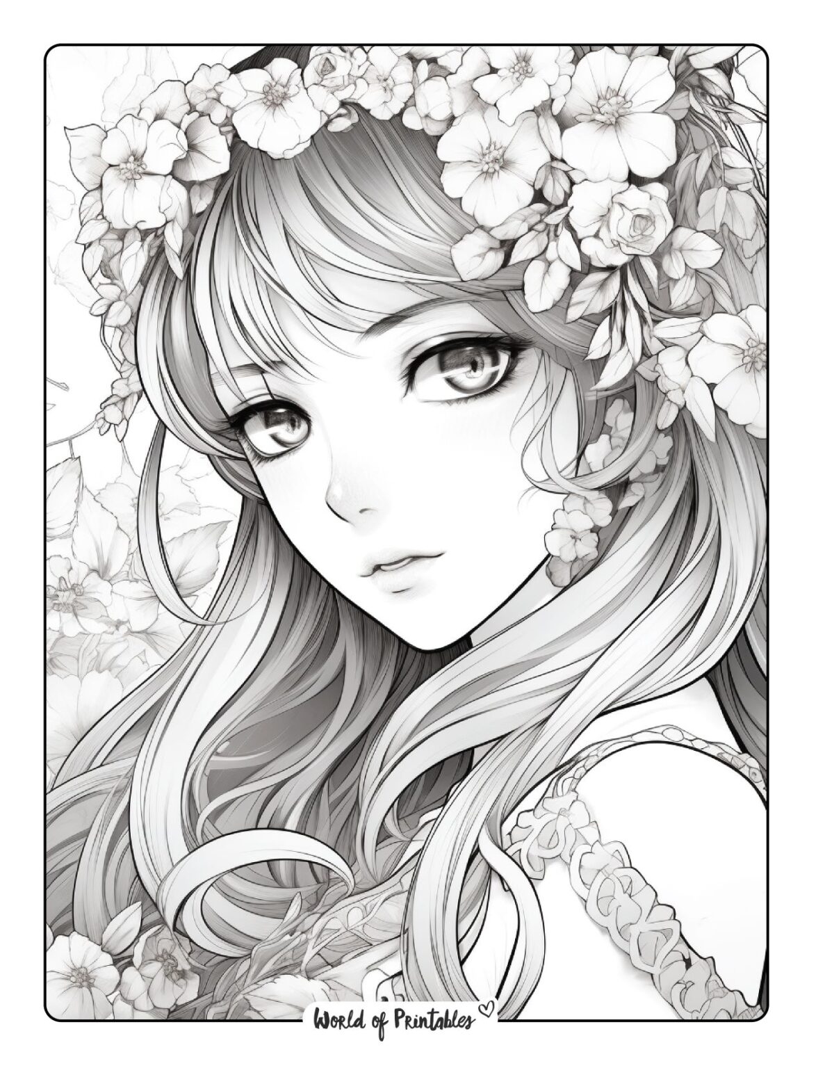 girl coloring pages for adults printable