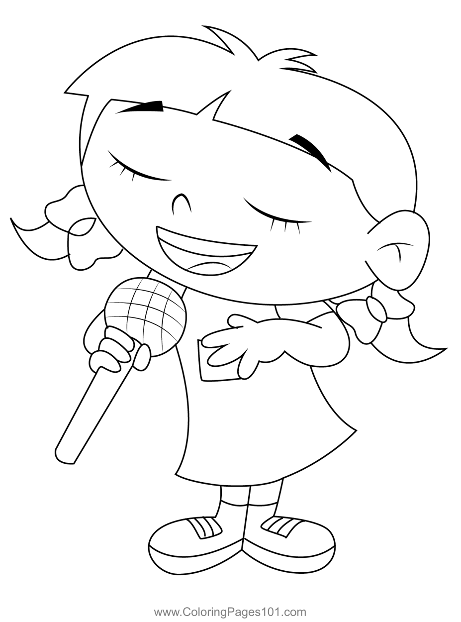 Annie Coloring Page For Kids Free Little Einsteins Printable Coloring 