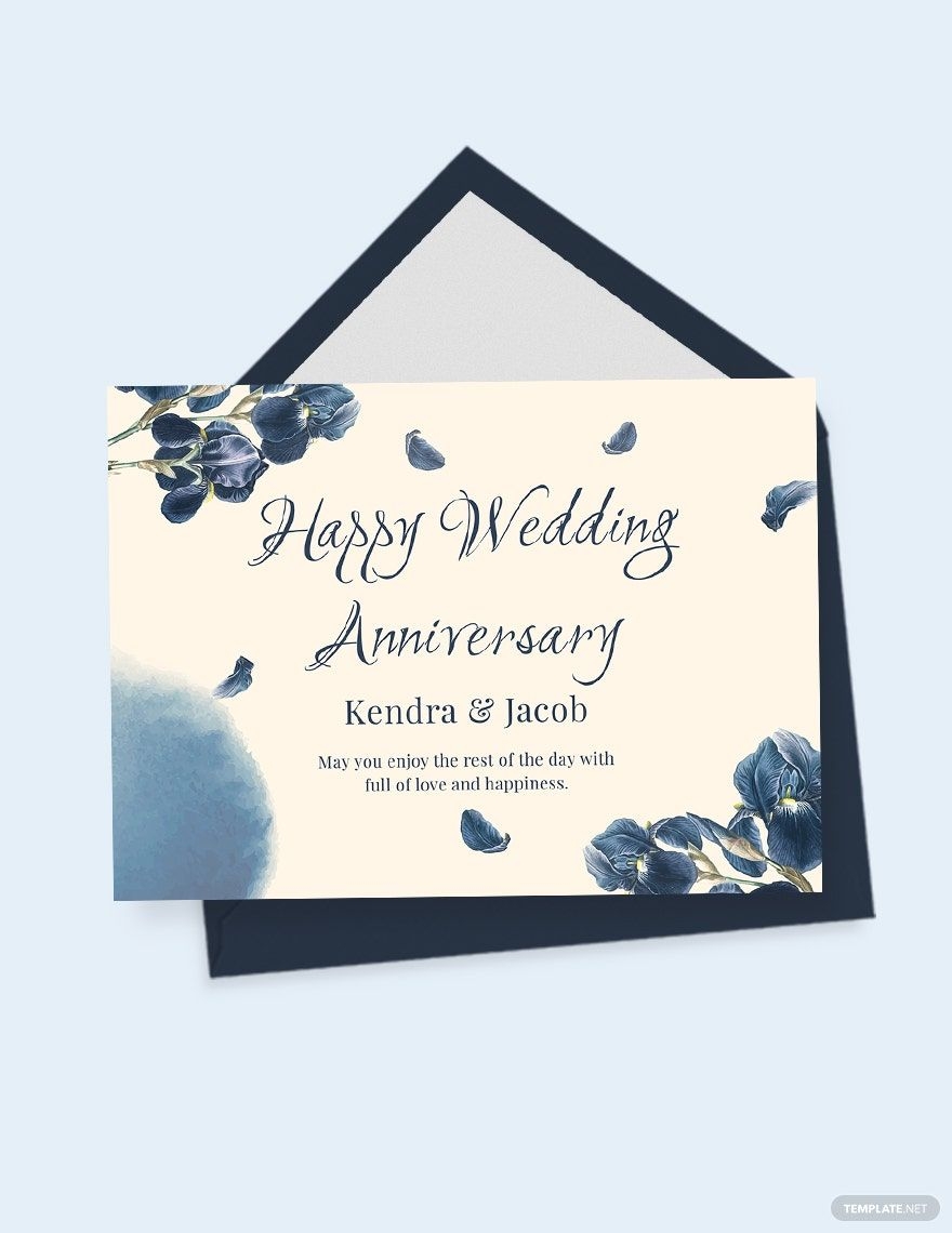 Anniversary Card Templates In Word FREE Download Template