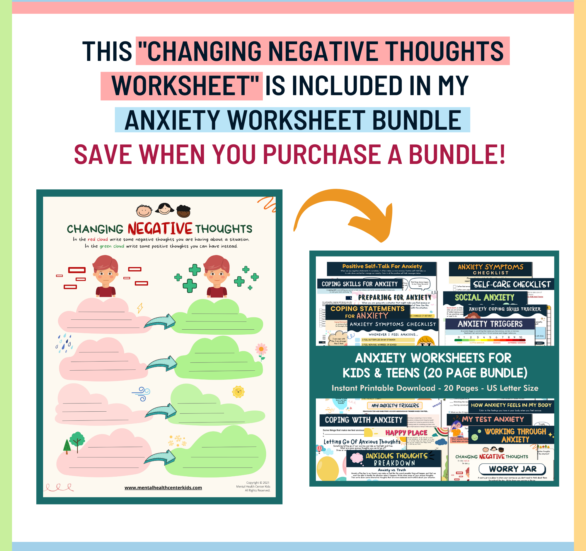 Anxiety Overwhelm Try This Free ABC Anxiety Worksheet Worksheets Library
