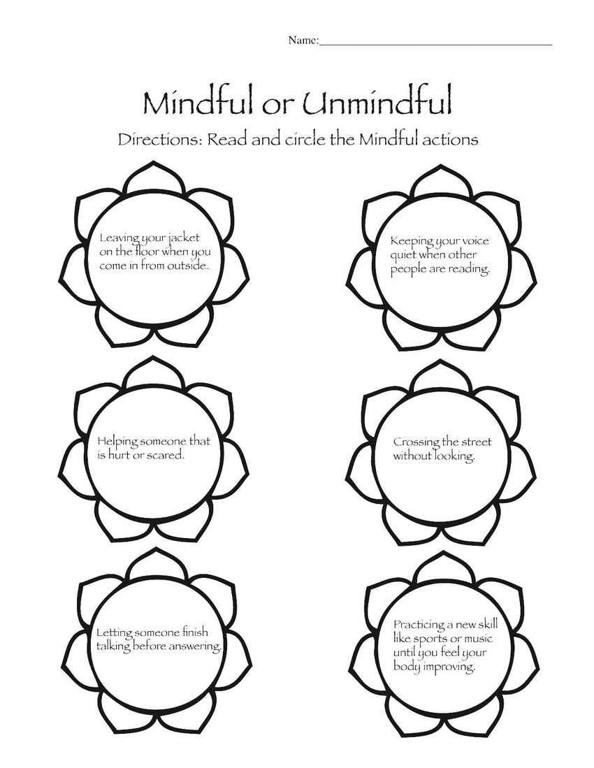 Anxiety Worksheets For Kids