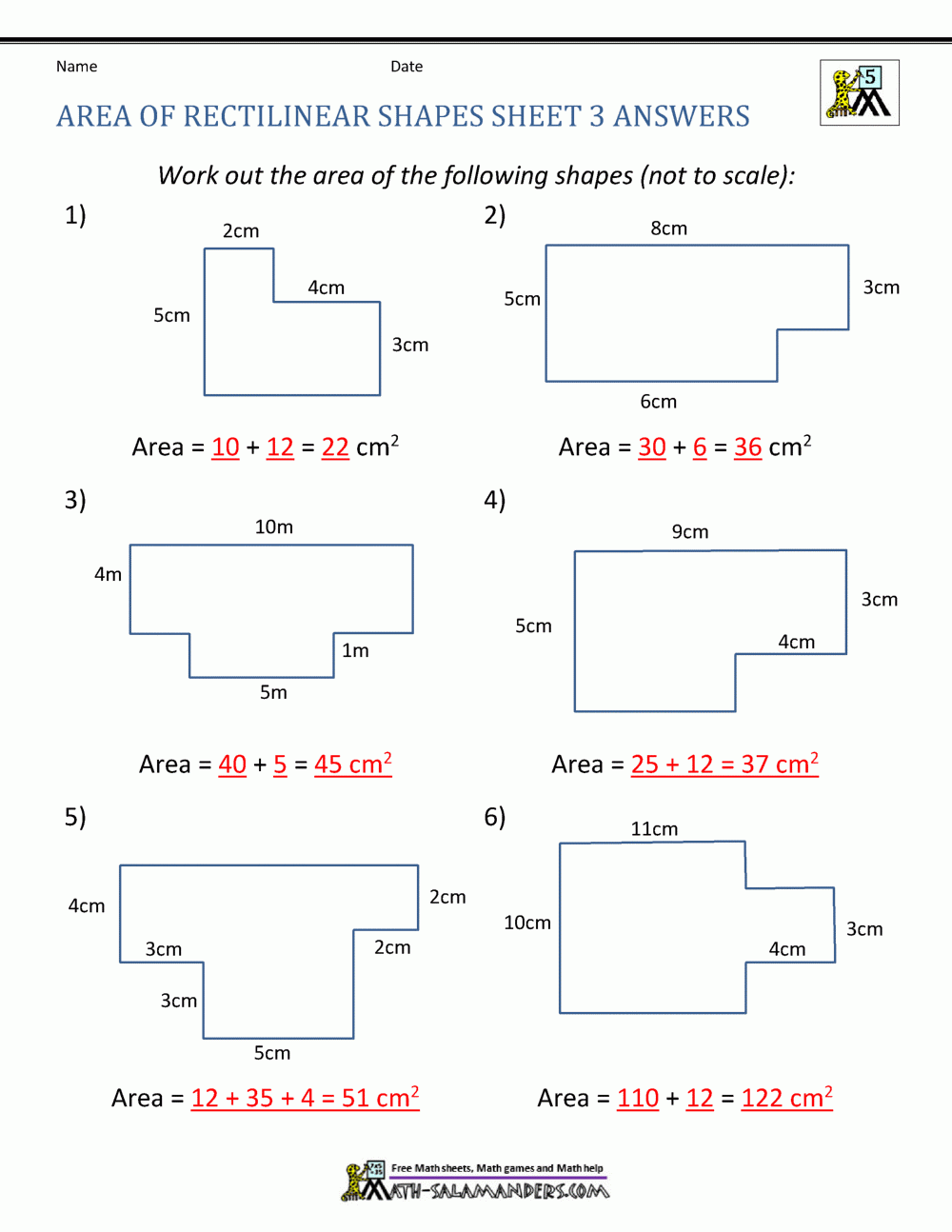 Area Of Irregular Shapes Worksheet Live Worksheets Worksheets Library