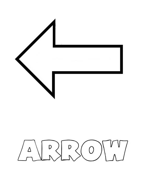 free printable arrow shapes