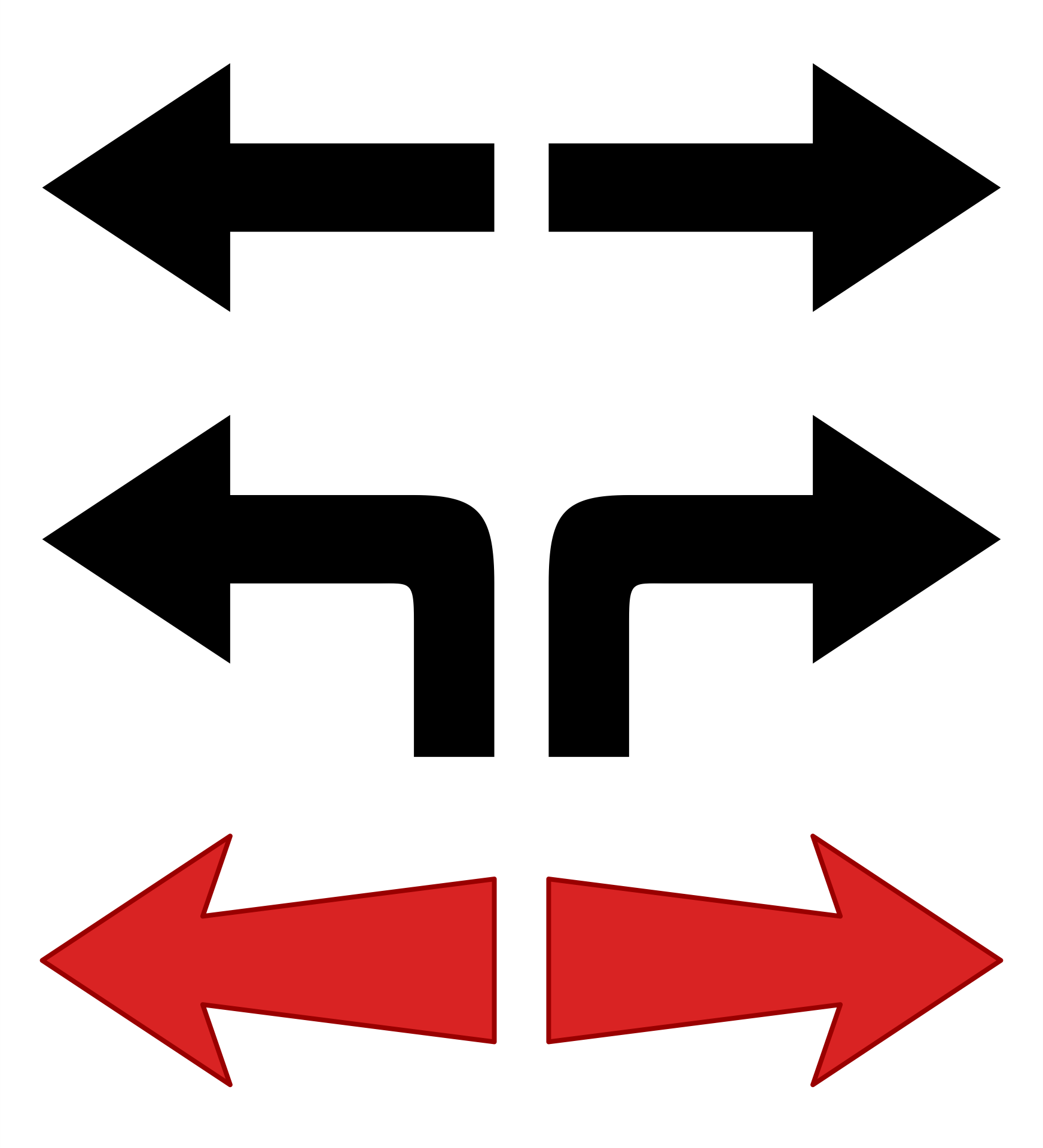 direction arrow template printable