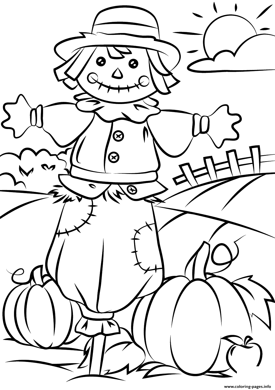 Fall Coloring Pages Preschool