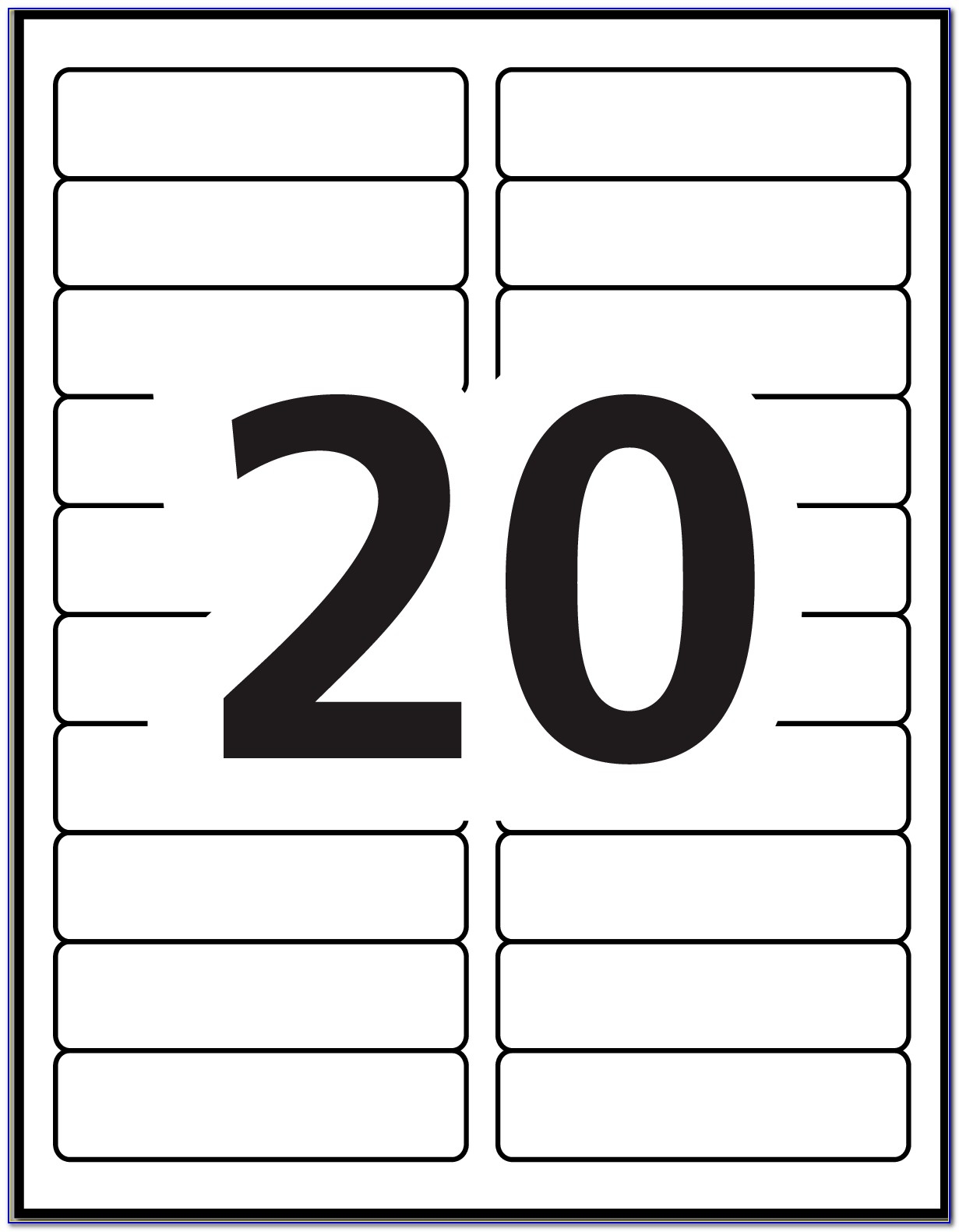 Avery Labels 8161 Template Label Printable