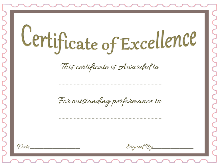 award template word