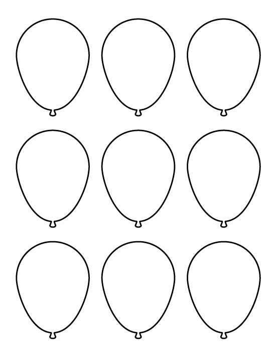blank balloon template