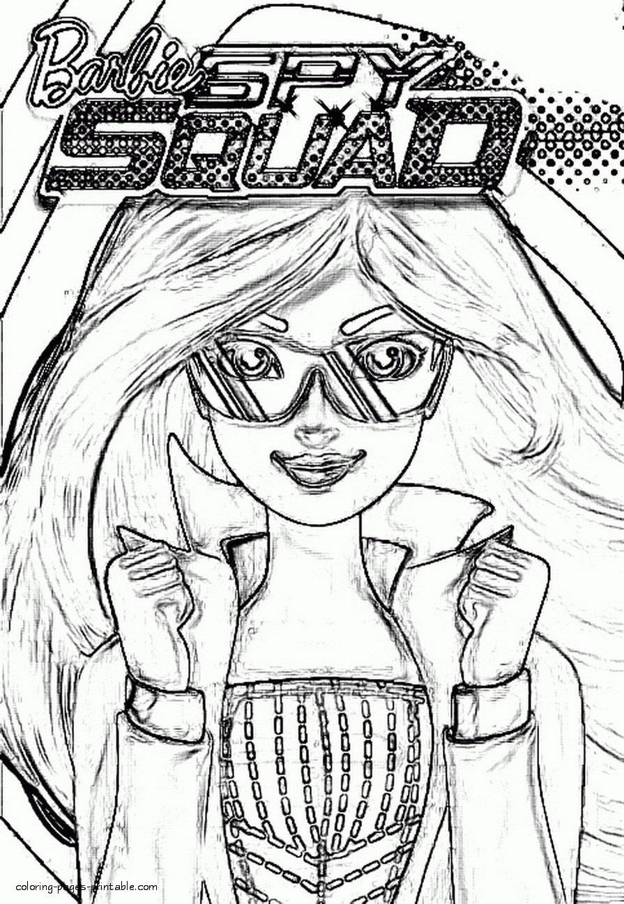 Barbie Spy Squad Printable Coloring Pages COLORING PAGES PRINTABLE COM