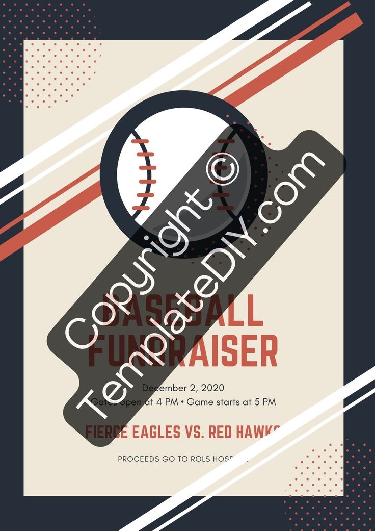 Baseball Banner Templates Printable PDF Word Editable Baseball