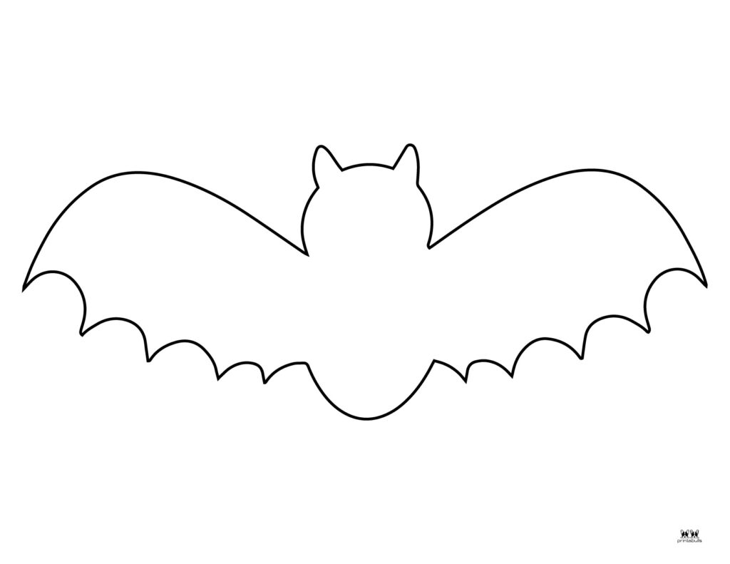 free printable bat outline