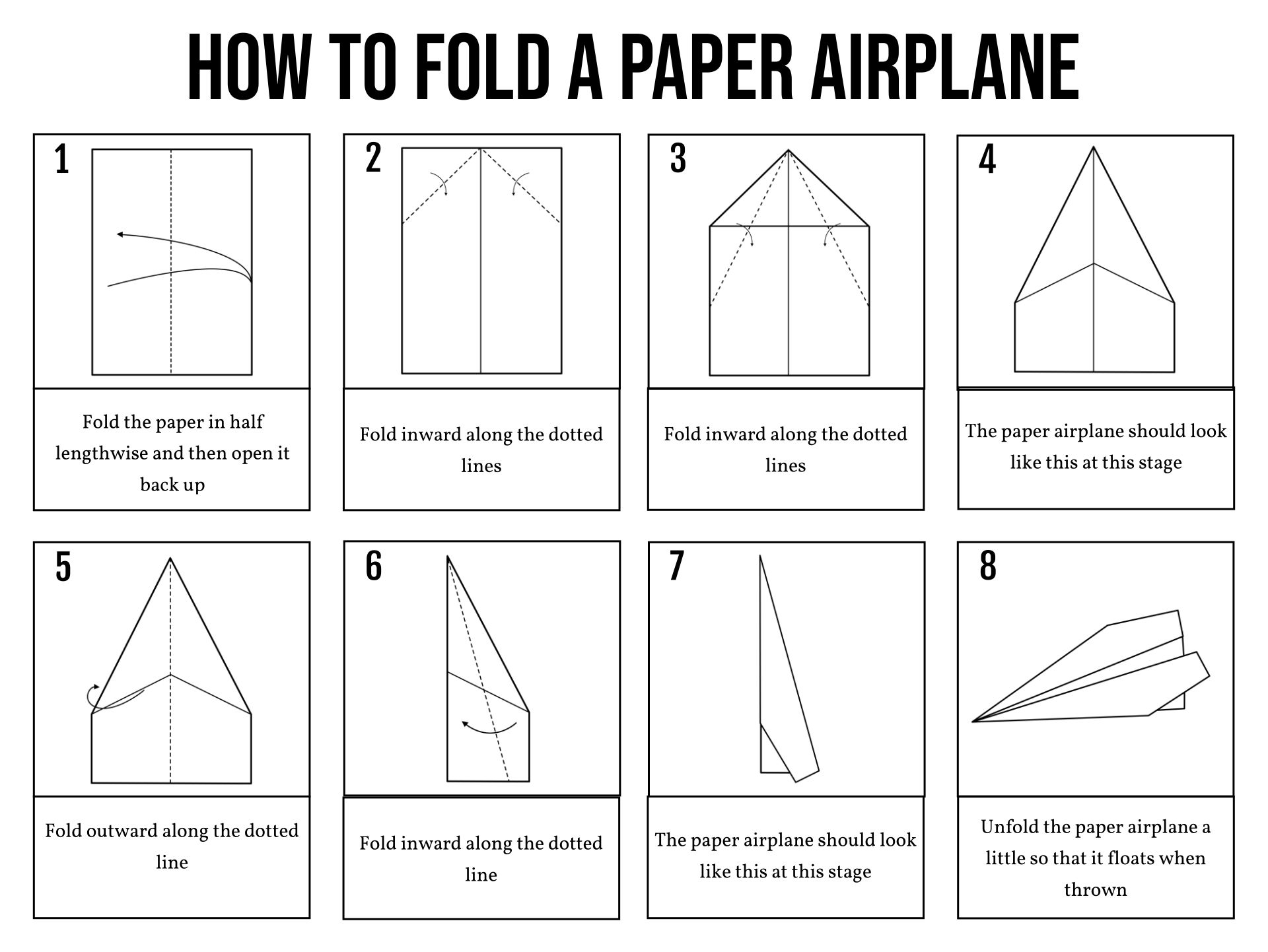 free printable airplane templates