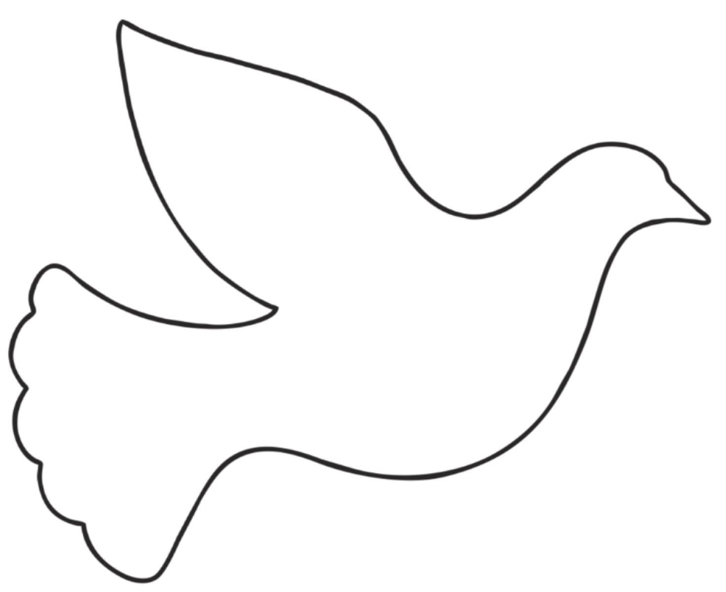 Best Images Of Peace Dove Template Printable Printable Peace Dove My 